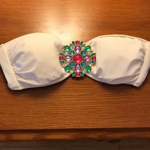 Victoria’s Secret white bandeau top